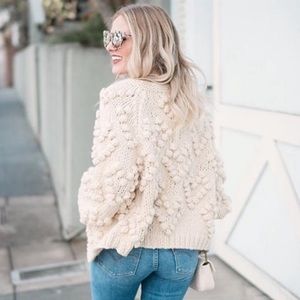 Chicwish popcorn knit sweater